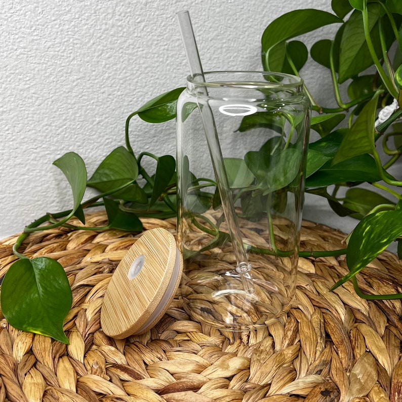 Clear Can Glass | Aesthetic Cup | Iced Coffee Glass