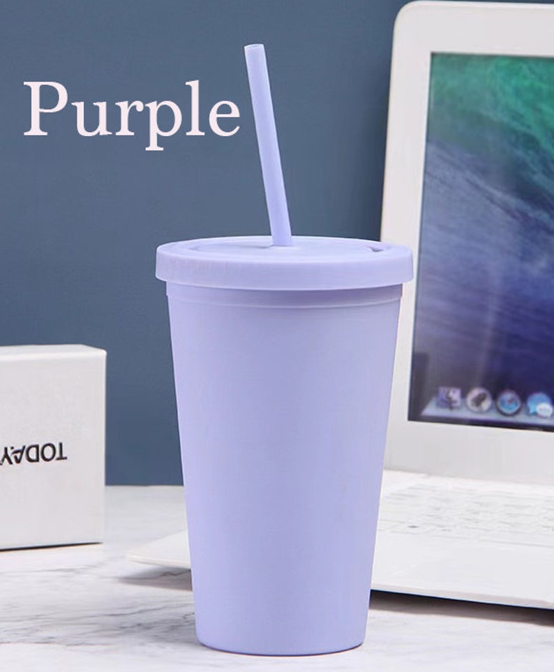 Personalized Tumbler With Straw 16oz Acrylic Bridesmaid Cups Personalized Cups Bachelorette Party Favors