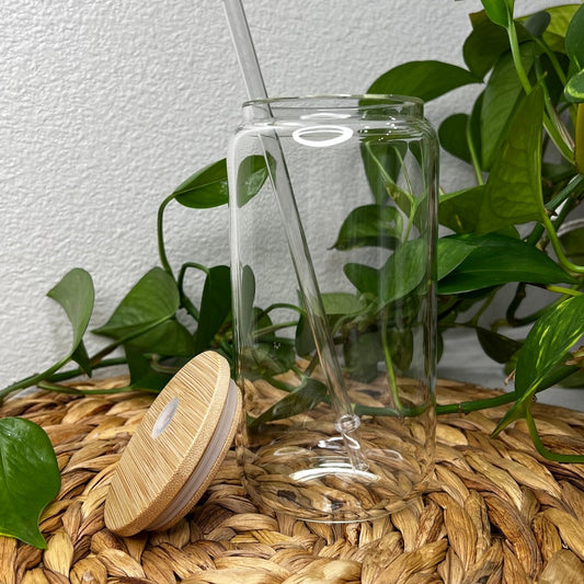 Clear Can Glass | Aesthetic Cup | Iced Coffee Glass