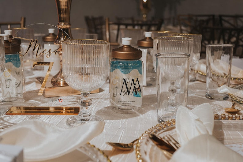 Personalized Party Favors Cups, Reusable Clear Plastic Water Cups Push Cap, Wedding tumblers, Party Tumblers, Reusable Party Cups