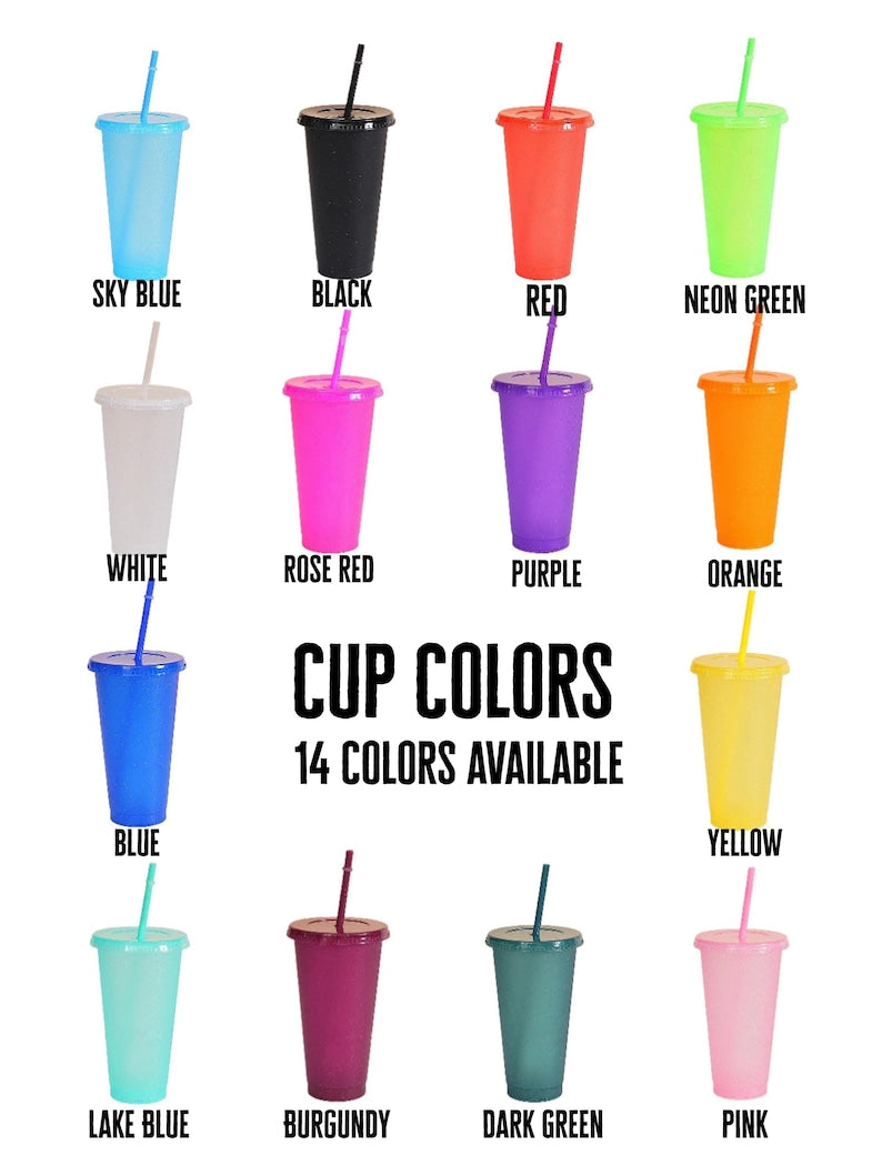 Custom Name 24oz Tumbler,Bridesmaid Proposal Gift,Bachelorette Party Cups,Name Cold Cup with Lid and Straw,Party Favor,Reusable Drink ware